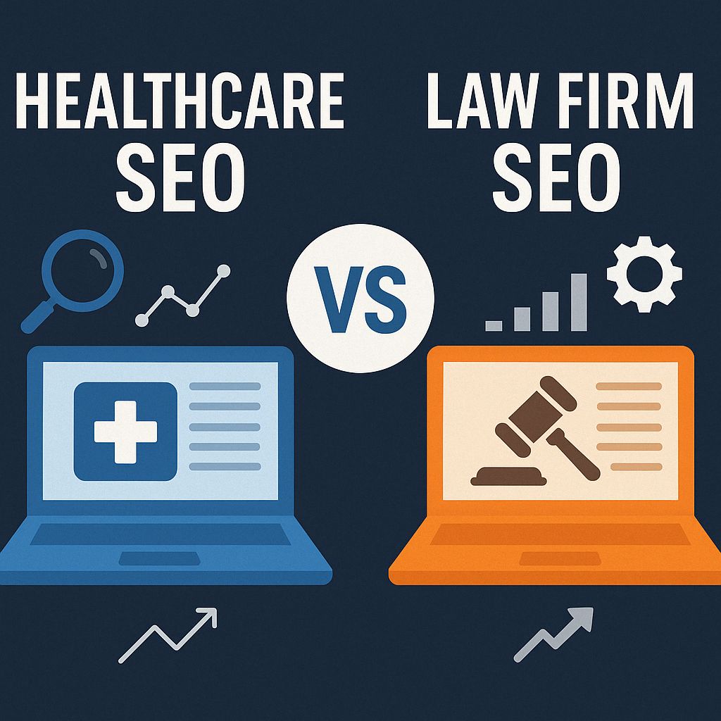 Healthcare SEO vs Law Firm SEO - Comparison