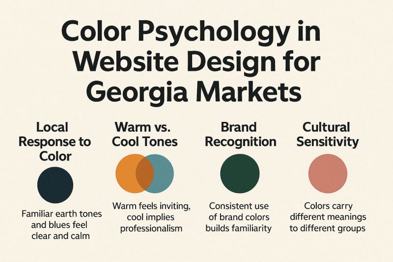 Color Psychology in Website Design for Georgia Markets
