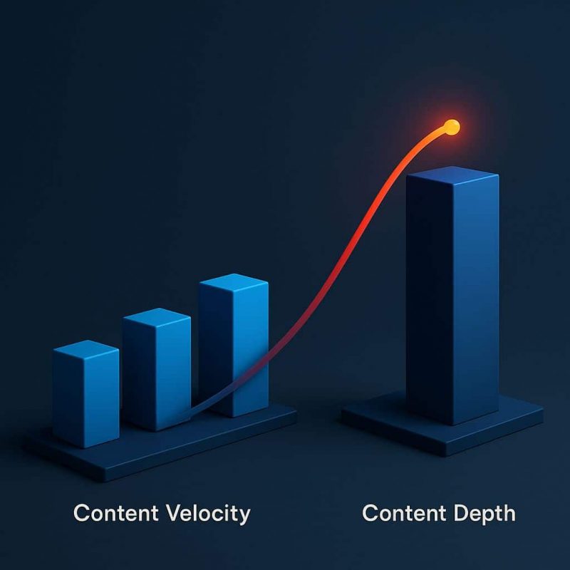 Content Velocity vs. Content Depth Why Publishing Frequency Is Killing Your Topical Authority
