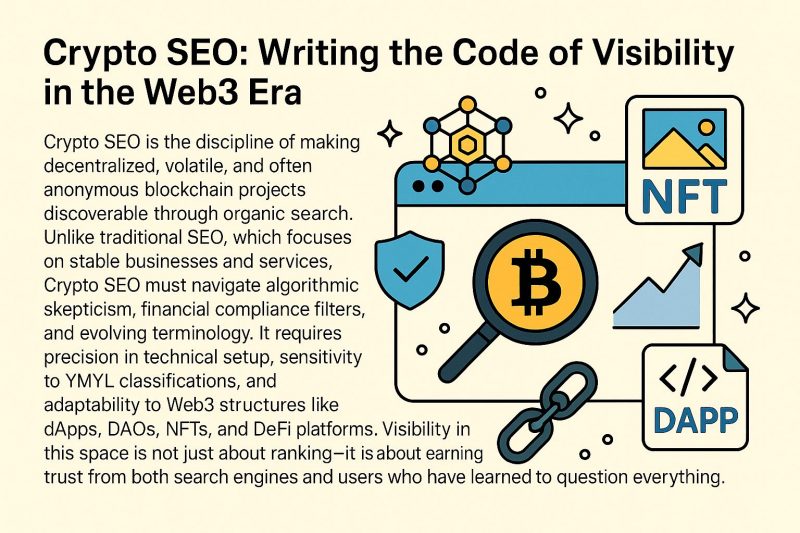 Crypto SEO Writing the Code of Visibility in the Web3 Era
