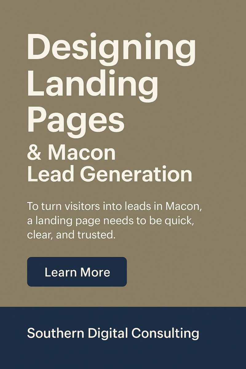 Designing Landing Pages for Macon Lead Generation