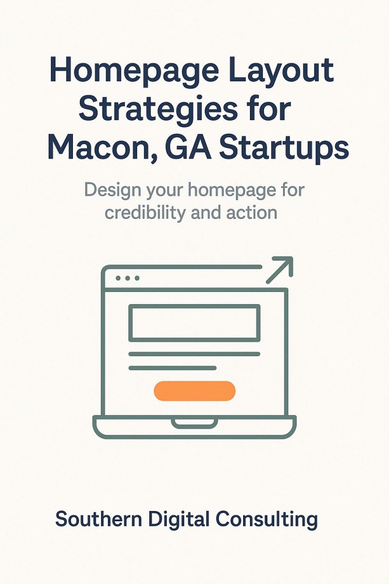 Homepage Layout Strategies for Macon GA Startups