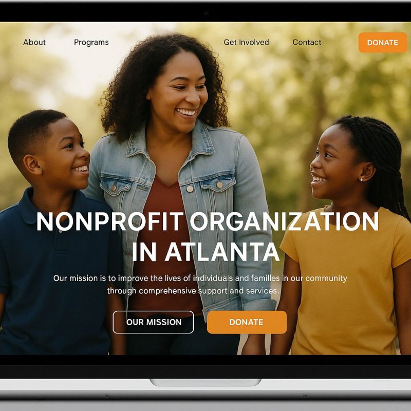 How to Design a Nonprofit Website in Atlanta That Turns Visitors into Donors and Volunteers