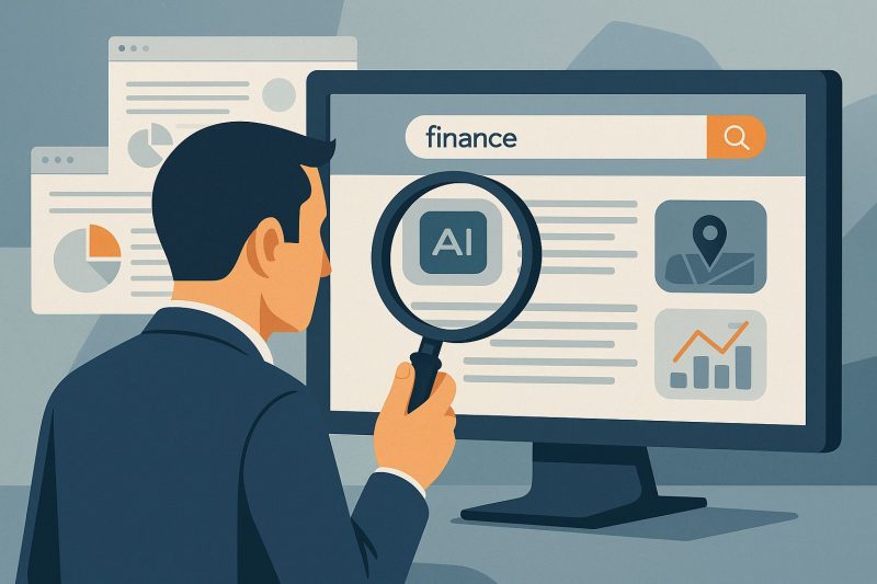 How to model zero-click finance SEO behavior without search data