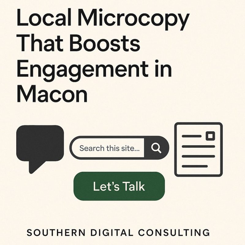 Local Microcopy That Boosts Engagement in Macon