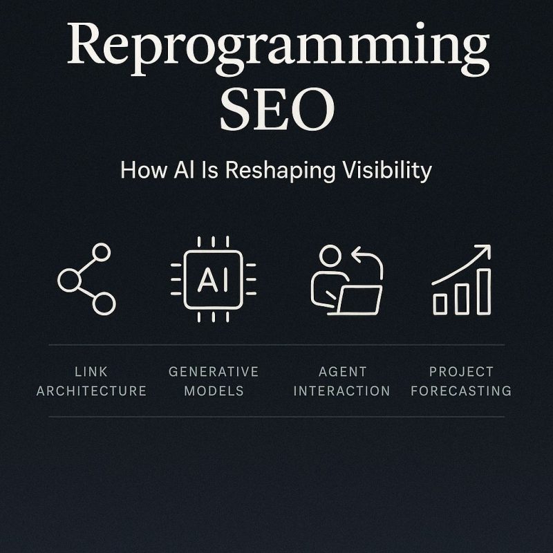 Reprogramming SEO How AI Tools, Agents, and Overviews Are Shaping the Future of Search